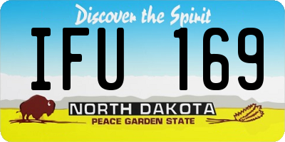 ND license plate IFU169