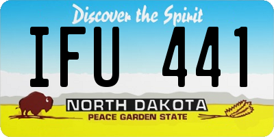 ND license plate IFU441
