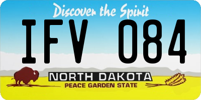 ND license plate IFV084