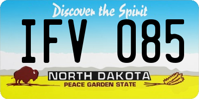 ND license plate IFV085