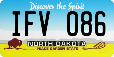 ND license plate IFV086