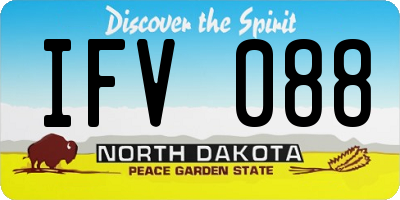 ND license plate IFV088