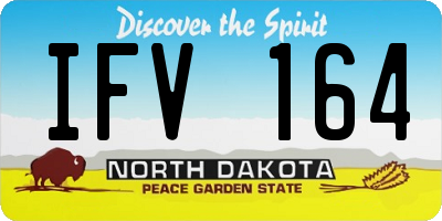 ND license plate IFV164