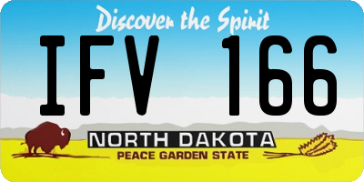 ND license plate IFV166