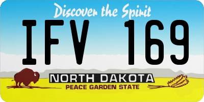 ND license plate IFV169