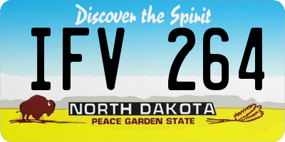 ND license plate IFV264