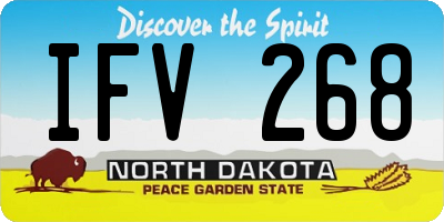 ND license plate IFV268