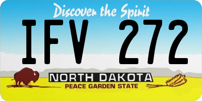 ND license plate IFV272