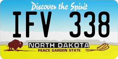 ND license plate IFV338