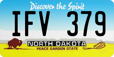ND license plate IFV379
