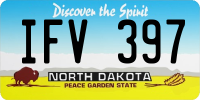 ND license plate IFV397