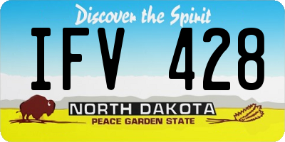 ND license plate IFV428