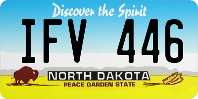 ND license plate IFV446