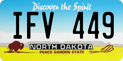 ND license plate IFV449
