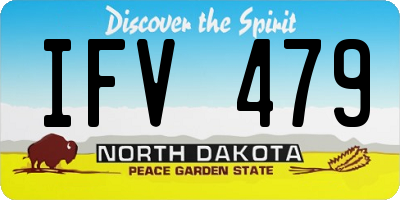 ND license plate IFV479