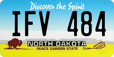 ND license plate IFV484