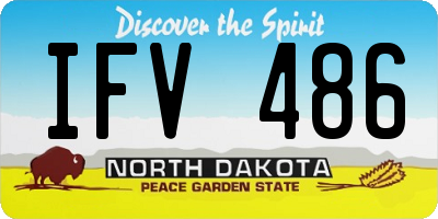 ND license plate IFV486