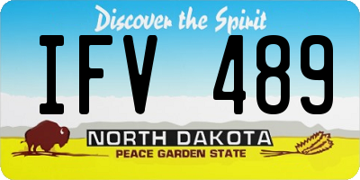 ND license plate IFV489