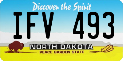 ND license plate IFV493