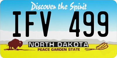 ND license plate IFV499