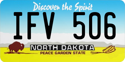 ND license plate IFV506