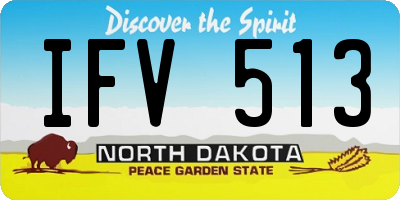 ND license plate IFV513