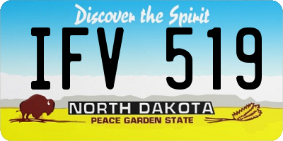 ND license plate IFV519