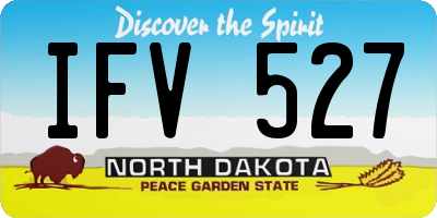 ND license plate IFV527