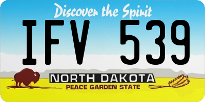 ND license plate IFV539
