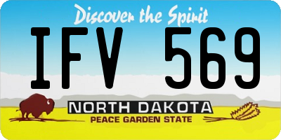 ND license plate IFV569