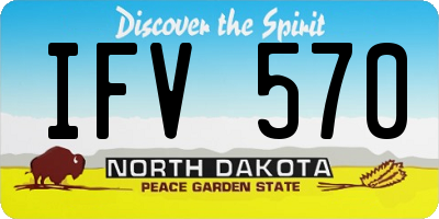 ND license plate IFV570