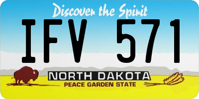 ND license plate IFV571
