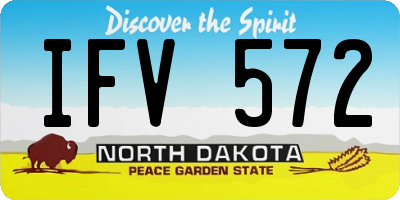 ND license plate IFV572