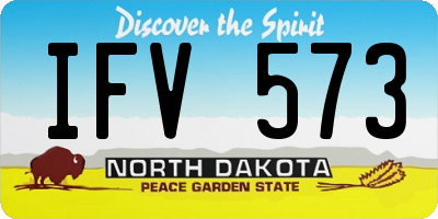 ND license plate IFV573