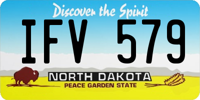 ND license plate IFV579