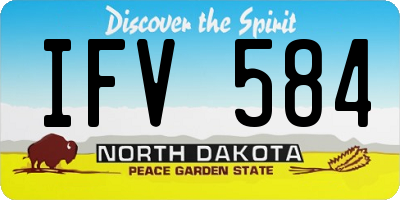 ND license plate IFV584