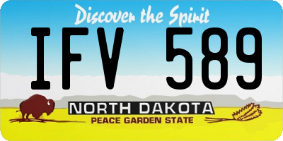 ND license plate IFV589