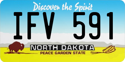 ND license plate IFV591