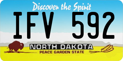 ND license plate IFV592
