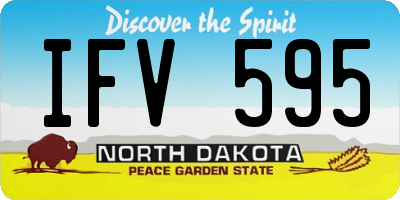ND license plate IFV595