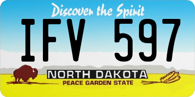 ND license plate IFV597