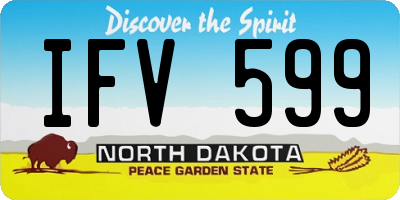 ND license plate IFV599