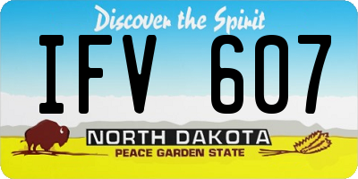 ND license plate IFV607