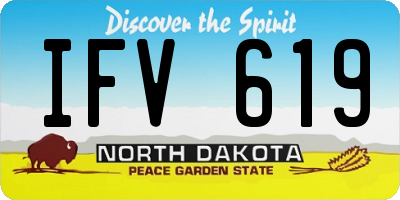 ND license plate IFV619