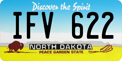ND license plate IFV622