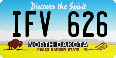 ND license plate IFV626