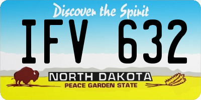 ND license plate IFV632