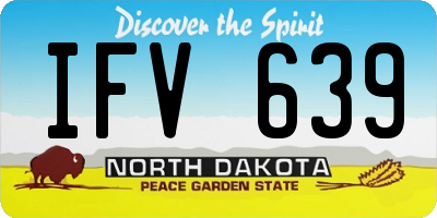 ND license plate IFV639