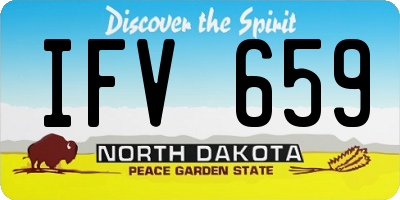 ND license plate IFV659