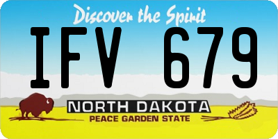 ND license plate IFV679